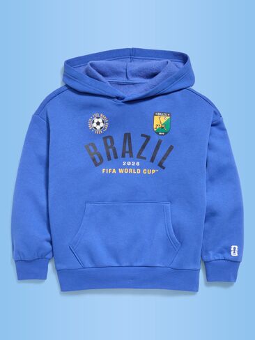بلوفر بغطاء رأس كبير الحجم للأولاد من Old Navy كأس العالم FIFA 26™ البرازيل - البرازيل in Saudi Arabia