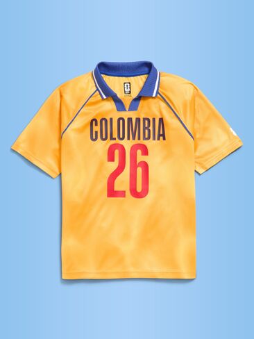 Old Navy FIFA World Cup 26™ Colombia Lifestyle Collared Jersey T-Shirt for Kids - Colombia in Saudi Arabia