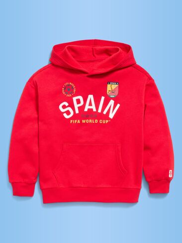 Old Navy FIFA World Cup 26™ Spain Oversized Pullover Hoodie for Boys - Spain in Saudi Arabia