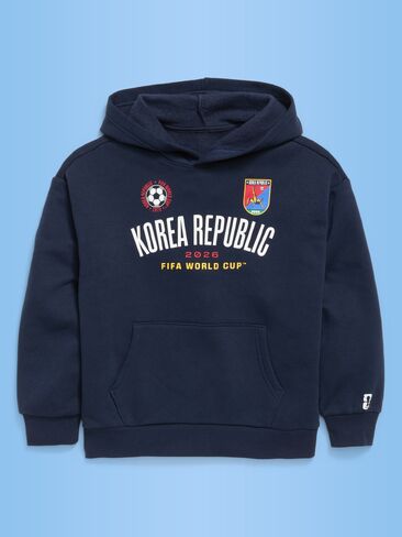 بلوفر بغطاء رأس كبير الحجم للأولاد من Old Navy كأس العالم FIFA 26™ Korea Republic للأولاد - كوريا الجنوبية in Saudi Arabia