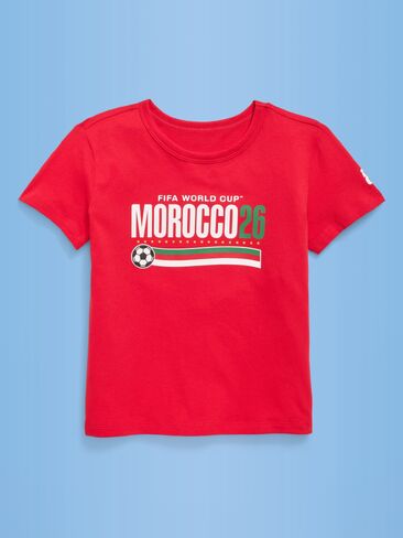 Old Navy FIFA World Cup 26™ Morocco Graphic T-Shirt for Girls - Morocco in Saudi Arabia