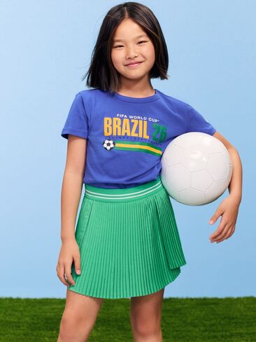 Old Navy FIFA World Cup 26™ Brazil Graphic T-Shirt for Girls - Brazil in Saudi Arabia