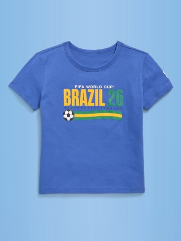 Old Navy FIFA World Cup 26™ Brazil Graphic T-Shirt for Girls - Brazil in Saudi Arabia