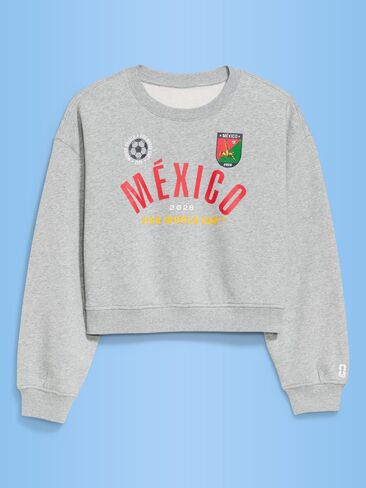 سترة رياضية برسومات كبيرة الحجم للنساء من Old Navy كأس العالم FIFA 26™ Mexico - المكسيك in Saudi Arabia