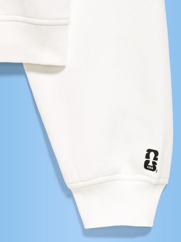 سويت شيرت برسومات كبيرة الحجم للنساء من Old Navy كأس العالم FIFA 26™ USA - Calla Lily in Saudi Arabia