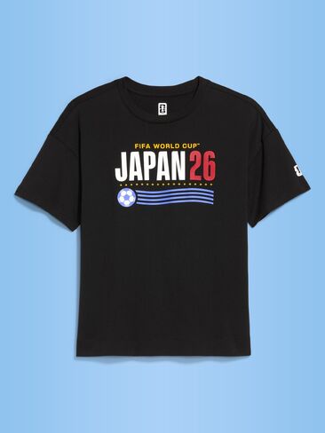 Old Navy FIFA World Cup 26™ Japan Vintage Crew-Neck T-Shirt for Women - Japan in Saudi Arabia