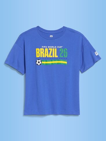 Old Navy FIFA World Cup 26™ Brazil Vintage Crew-Neck T-Shirt for Women - Brazil in Saudi Arabia