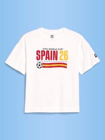 Old Navy FIFA World Cup 26™ Spain Vintage Crew-Neck T-Shirt for Women - Spain in Saudi Arabia