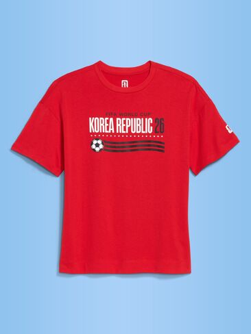 Old Navy FIFA World Cup 26™ Korea Republic Vintage Crew-Neck T-Shirt for Women - Korea Republic in Saudi Arabia