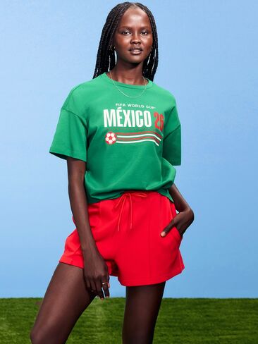 Old Navy FIFA World Cup 26™ Mexico Vintage Crew-Neck T-Shirt for Women - Mexico in Saudi Arabia