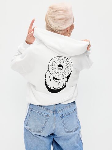 Old Navy Old Navy x The Devil Wears Prada SoComfy Oversized Pullover Hoodie - Calla Lily White in Saudi Arabia