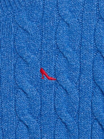 Old Navy Old Navy x The Devil Wears Prada SoSoft Cerulean Cable-Knit Sweater - Cerulean in Saudi Arabia