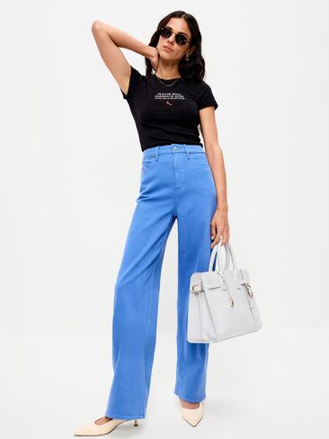 Old Navy Old Navy x The Devil Wears Prada Miranda Power Satchel - ثلجي in Kuwait