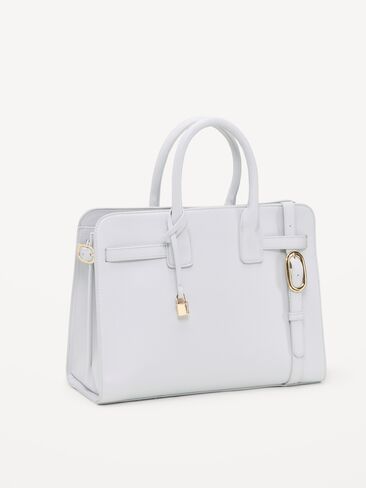 Old Navy Old Navy x The Devil Wears Prada Miranda Power Satchel - ثلجي in Kuwait