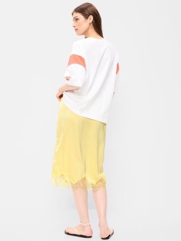Old Navy Lace Slip Midi Skirt - Sunbeam in Saudi Arabia