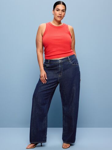 بنطال جينز فضفاض منخفض الارتفاع من Old Navy - تتلاشى التراث in Saudi Arabia