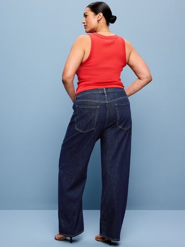 بنطال جينز فضفاض منخفض الارتفاع من Old Navy - تتلاشى التراث in Saudi Arabia