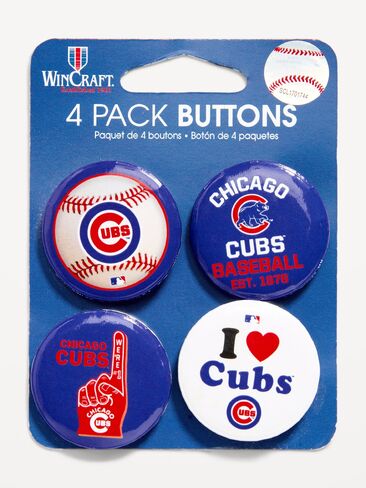 Old Navy WinCraft® Chicago Cubs 4-Pack Buttons - Chicago Cubs in Kuwait