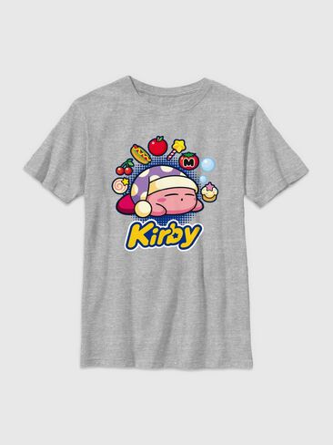تي شيرت Old Navy Nintendo Kirby Graphic للأطفال - رياضي هيذر in Saudi Arabia
