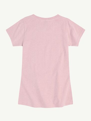 Old Navy Peanuts Galentines Girls Club Short Sleeve Graphic T-Shirt For Girls - HEATHER PINK in Saudi Arabia