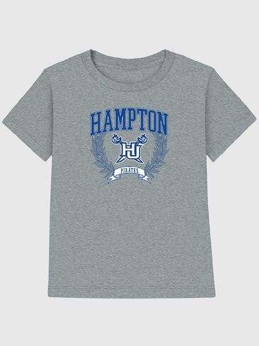 Old Navy Hampton University Graphic T-Shirt for Boys - ATHLETIC HEATHER in Saudi Arabia