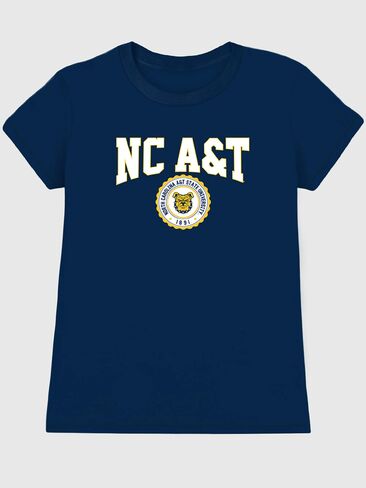 Old Navy North Carolina AT State University Collegiate Graphic T-Shirt for Women - NAVY in Saudi Arabia
