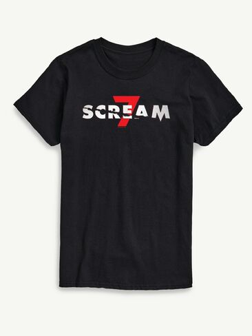 Old Navy Scream 7 Logo Short Sleeve Graphic T-Shirt - Black in Saudi Arabia