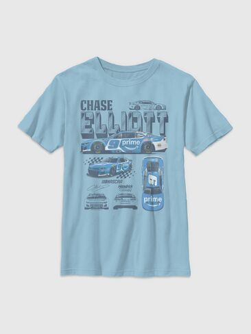 Old Navy Chase Elliot Hendrick Motorsports Diagram Graphic T-Shirt for Boys - LIGHT BLUE in Saudi Arabia