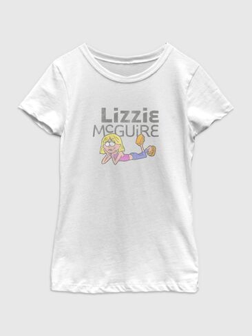 تي شيرت برسومات شعار Old Navy Lizzy McGuire Toon - أبيض in Saudi Arabia