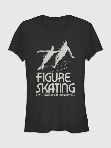 Old Navy Figure Skating  Short Sleeve Graphic T-Shirt - BLACK in Saudi Arabia