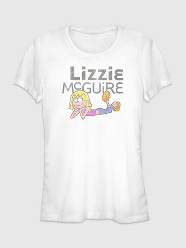 Old Navy Lizzy McGuire Toon Logo Short Sleeve Graphic T-Shirt - WHITE in Saudi Arabia