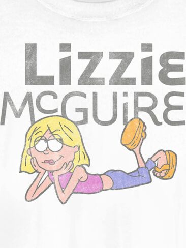 Old Navy Lizzy McGuire Toon Logo Short Sleeve Graphic T-Shirt - WHITE in Saudi Arabia