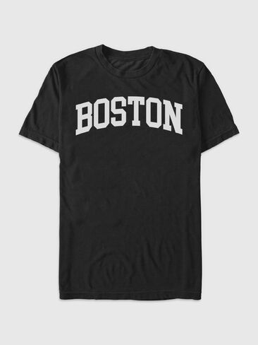 تي شيرت برسومات Old Navy Boston Collegiate - أسود in Saudi Arabia