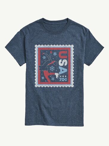 تي شيرت Old Navy Figure Skater Stamp بأكمام قصيرة - أزرق داكن in Kuwait