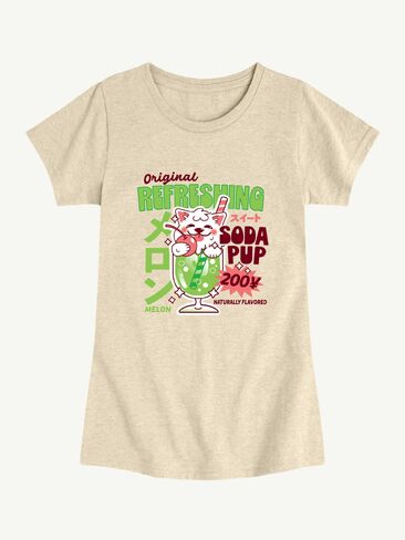 تيشيرت بأكمام قصيرة جرافيك برسوم البطيخ للفتيات من Old Navy Melon Soda Puppy - خشب البتولا in Saudi Arabia