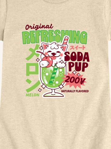 تيشيرت بأكمام قصيرة جرافيك برسوم البطيخ للفتيات من Old Navy Melon Soda Puppy - خشب البتولا in Saudi Arabia