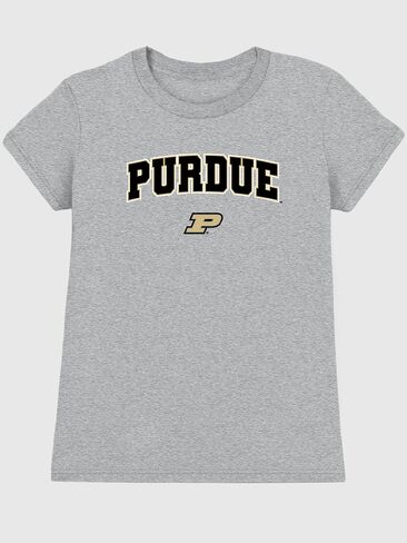 Old Navy Purdue University Arch Logo Graphic T-Shirt for Women - ATHLETIC HEATHER in Saudi Arabia