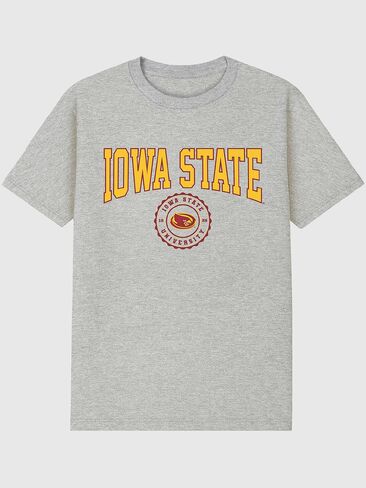 Old Navy Iowa State University Collegiate Seal Graphic T-Shirt for Men - ATHLETIC HEATHER in Saudi Arabia