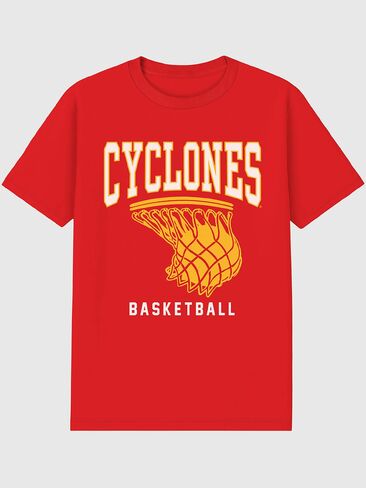 Old Navy Iowa State University Basketball Hoop Graphic T-Shirt for Men - RED in Saudi Arabia