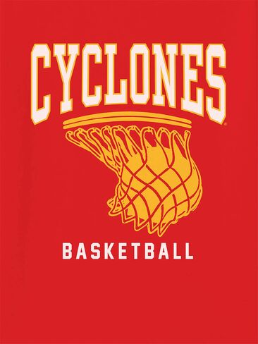 Old Navy Iowa State University Basketball Hoop Graphic T-Shirt for Men - RED in Saudi Arabia