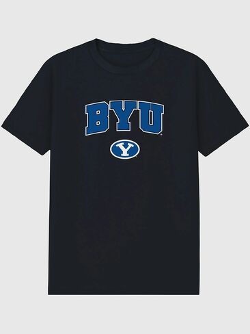 Old Navy Brigham Young University Arch Logo Graphic T-Shirt for Men - BLACK in Saudi Arabia