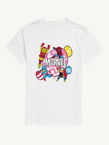 Old Navy Marvel Easter Short Sleeve Graphic T-Shirt - WHITE in Saudi Arabia
