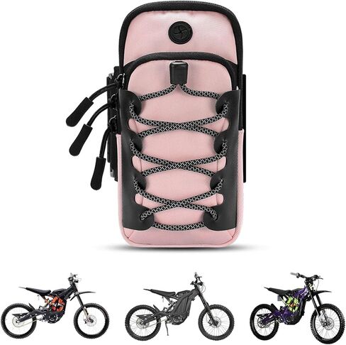 Electric Dirt Bike Ebike Bag for Surron Lbx/Tutti/Tuttio Soleil 01, E Bike Phone Pouch Parts Accessories, Dirtbike Motorcycle Front Battery Frame Bag Storage Stuff for Talaria/ Eride Pro(Black) in Saudi Arabia