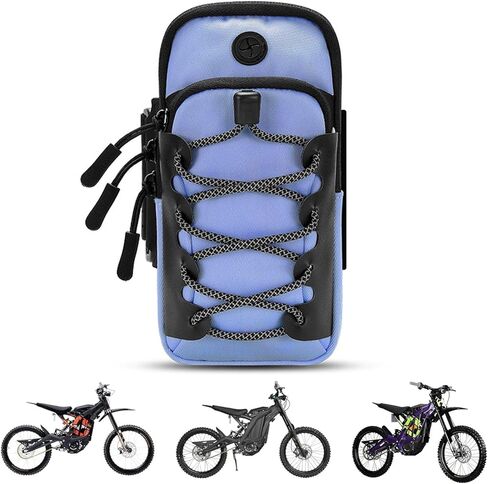 Electric Dirt Bike Ebike Bag for Surron Lbx/Tutti/Tuttio Soleil 01, E Bike Phone Pouch Parts Accessories, Dirtbike Motorcycle Front Battery Frame Bag Storage Stuff for Talaria/ Eride Pro(Black) in Saudi Arabia