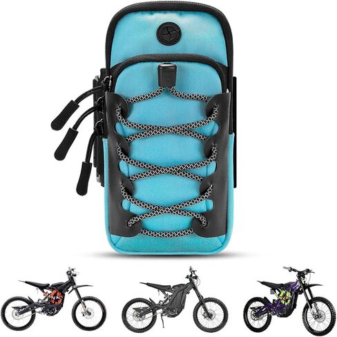 Electric Dirt Bike Ebike Bag for Surron Lbx/Tutti/Tuttio Soleil 01, E Bike Phone Pouch Parts Accessories, Dirtbike Motorcycle Front Battery Frame Bag Storage Stuff for Talaria/ Eride Pro(Black) in Saudi Arabia