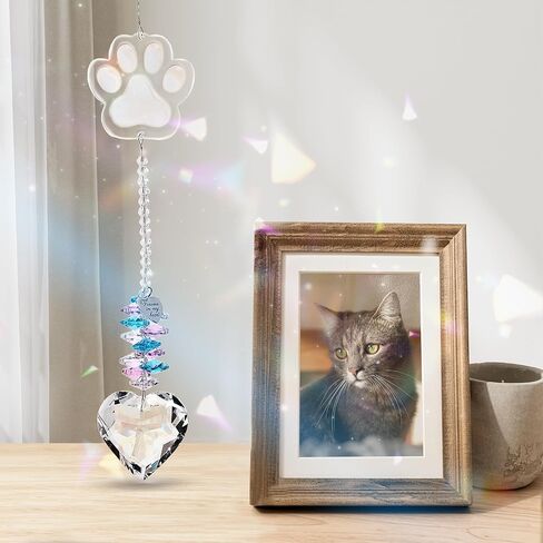 الحيوانات الأليفة التذكارية Suncatcher، الهدايا التذكارية للكلاب، فقدان الحيوانات الأليفة، تعاطف الحيوانات الأليفة، تذكار الكلاب والقطط المدروسة، هدايا الفجيعة in Kuwait