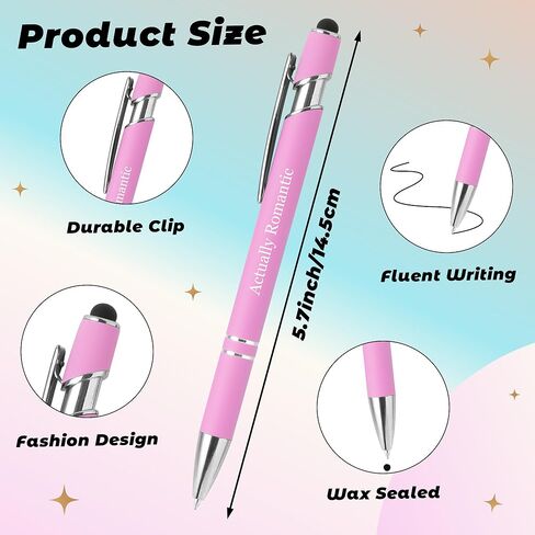 6Pcs Inspire Gifts Merch for Music Fans, Multicolor Cute Ballpoint Pen Sets for Showgirl, Women, Nurse, Teacher Gifts for Office Birthday Party Supplies Christmas Stocking Stuffers Gift for Girls in Saudi Arabia