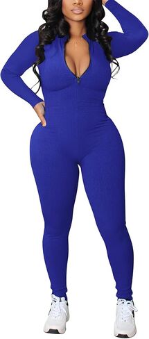 Chicyes المرأة Bodycon مثير حللا تجريب سلس قطعة واحدة مضلع زيبر السروال القصير حجم كبير وتتسابق in Kuwait