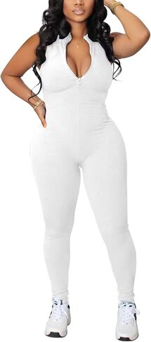 Chicyes المرأة Bodycon مثير حللا تجريب سلس قطعة واحدة مضلع زيبر السروال القصير حجم كبير وتتسابق in Kuwait