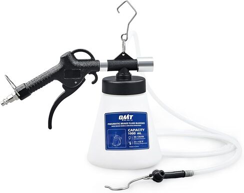 Orion Motor Tech Pneumatic Brake Bleeder Kit, 1.06 qt. Brake Fluid Bleeder Kit with 8 Master Cylinder Adapters, 1L Vacuum Brake Bleeder Set for One Person Brake Bleeding Automotive Fluid Extraction in Saudi Arabia